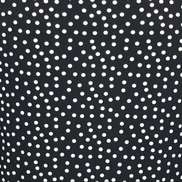 Banana Republic Drop Gather Waist Black & White Polka Dot Dress NWOT Size S - Picture 7 of 11